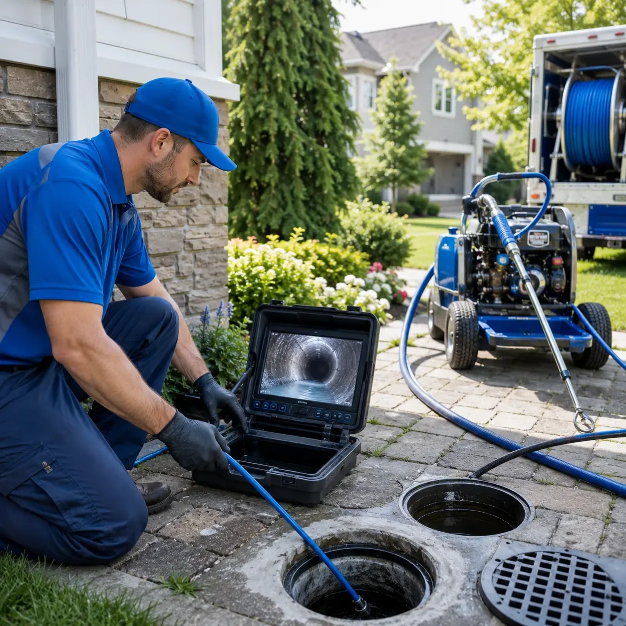 Outdoor drain cleaning professionals serving Macomb, MI