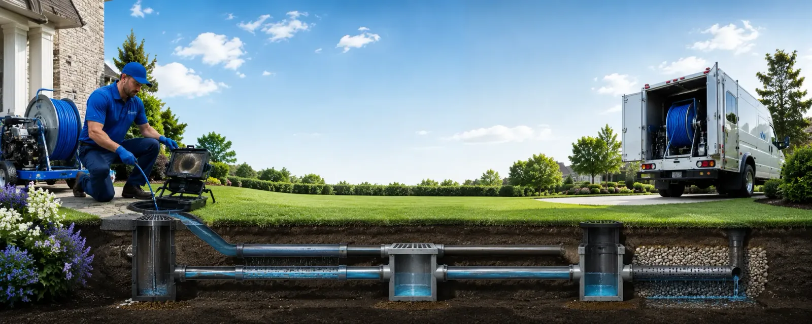 Outdoor drain cleaning information for Macomb, MI